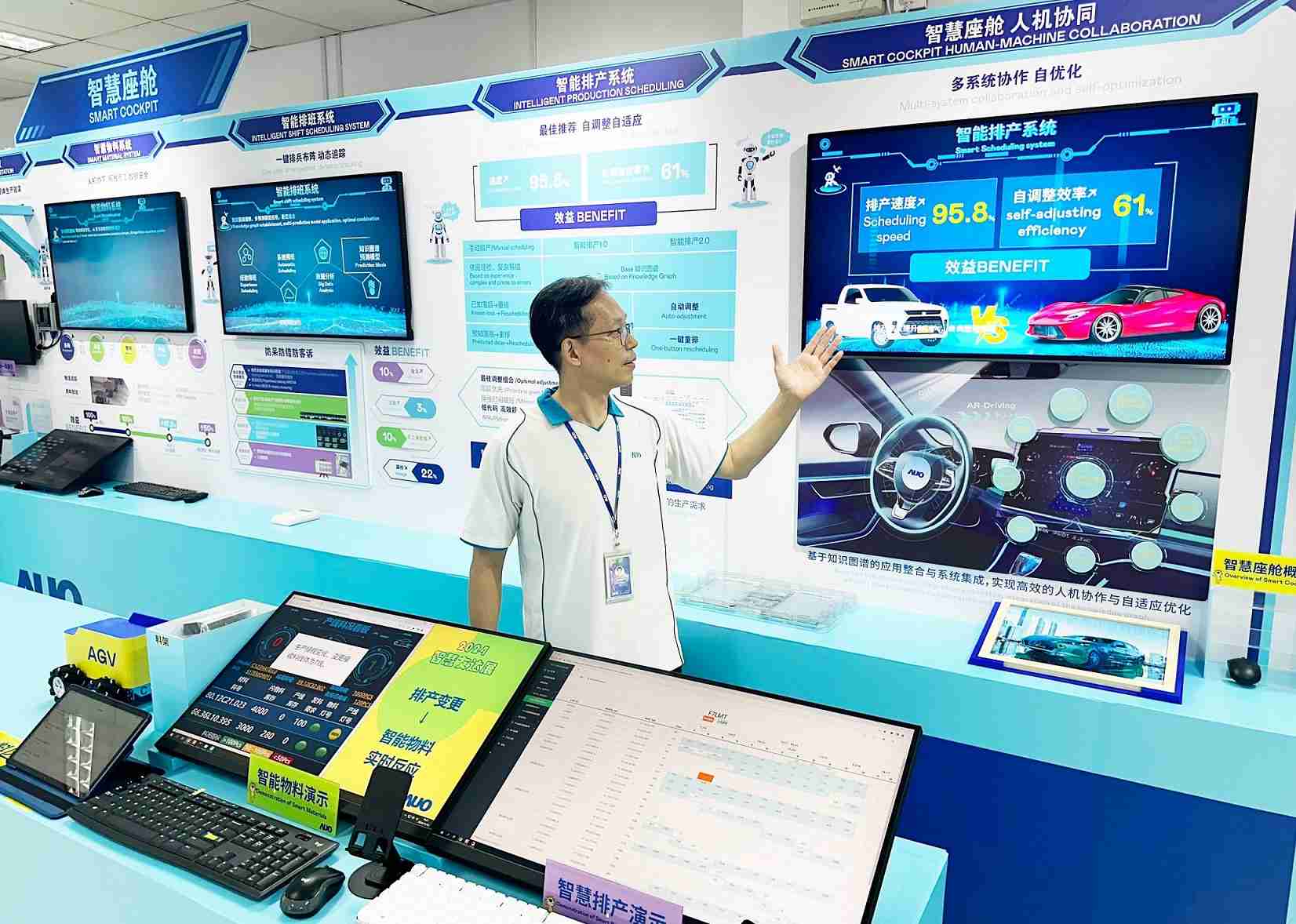 人生就是博厦门将5G+ABC技术串联生产管理全流程，，，，打通研发、、、采购、、、生管、、、制程、、、、设备、、、、质量等产品全生命周期制造流程，，，完成数字化设计、、智慧供应链、、、、智能座舱、、全流程设备管理、、、、数据驱动优化、、智慧在线检测、、智慧品管等自适应生产模式升级